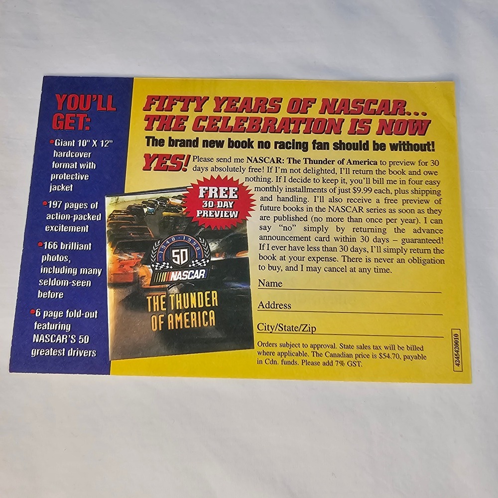Vintage 1998 Pepsi 400 Daytona Inaugural Night Race NASCAR 50th‎ Anniversary Set - Picture 10 of 16